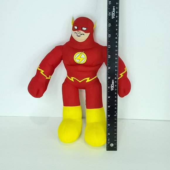 The Flash Justice League 14” DC Super Friend Plush Stuffed Animal NEN Red Yellow - Picture 4 of 7